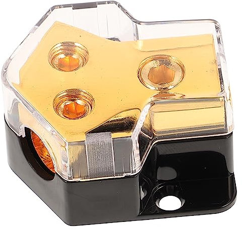 Housoutil Stromverteilerkasten Für Auto-Audio Eingang Ausgang Verteilerblock Car-Audio Mit Erdungsverteilerblock Audio-Verteilerblock