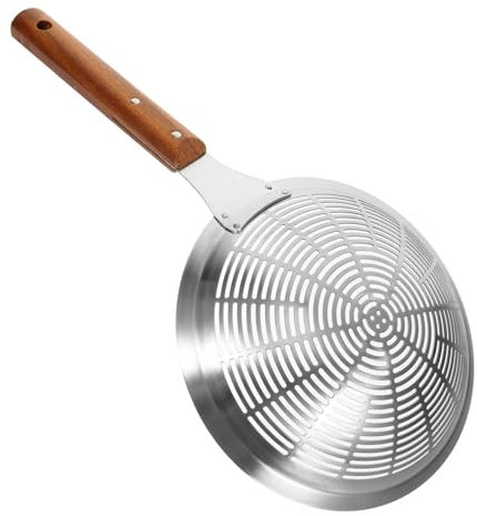 OUNONA Acciaio Inossidabile con Ergonomico Schiumarola per Pasta e Verdure Utensile per Scolare e Filtrare Alimenti per Lavare Frutta