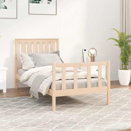 Mimdixy Lit de jour en palettes, en bois massif, sans matelas, 100 x 200 cm, en pin pour adultes, enfants, adolescents
