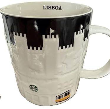 STARBUCKS - Lisboa (Portugal) City Collection 3D Relief Mug, 473ml