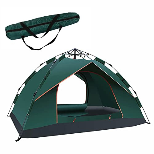 Holdfiturn Camping Tent Pop Up Automatic Dome Tents Canopy 2-3 Person Waterproof Easy Setup Lightweight Backpacking Tents for Hiking Backyard Double Layer