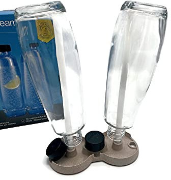 STYYL Abtropfhalter passend für z.B. für Sodastream Duo Flaschen Flaschenhalter Abtropfständer Abtropfgestell (1 Halter)