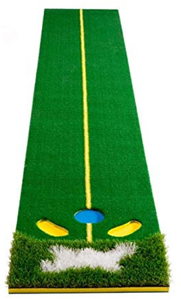 Golfmatte Puttingmatte Golftrainingsausrüstung Tragbare Golf Greens Büro Übung Deckenmatten Outdoor Garten Golfpraxen Familien Golfputter