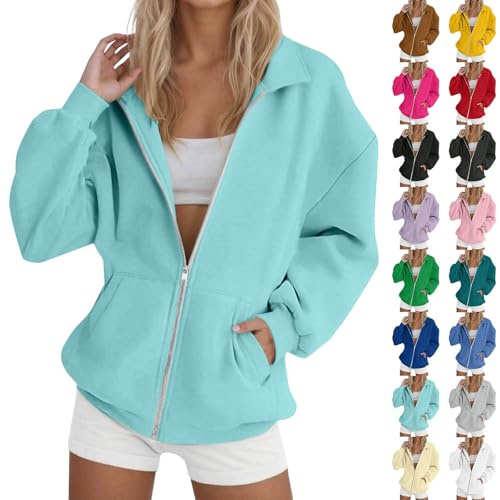 Sudadera para mujer sin capucha, chaqueta deportiva para mujer, chaqueta deportiva, chaqueta de entrenamiento, chaqueta de forro polar, chaqueta de invierno, sudadera con cremallera, sudadera con