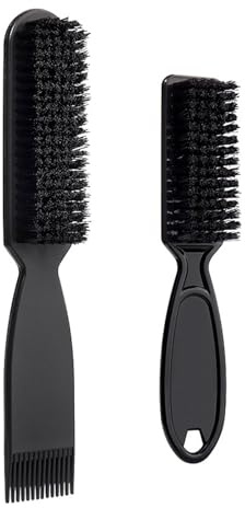 2 cepillos para barba para hombres, limpieza de cabello, bigote, herramienta de peinado