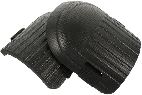 Homoyoyo Lot de 2 Genouillères de Travail Épaisses en Mousse Souple Noire Résistantes à L'Usure Adaptées pour Pantalons de Travail Protège-Genoux Ergonomiques pour Chantier Réparation