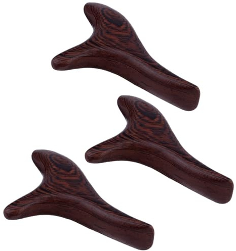 CHICAMPERA Masajeador de Pies de Madera 3 Piezas Dispositivo de Masaje Manual para Puntos Gatillo Uso en Relajación Color Aleatorio