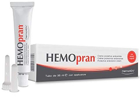HEMOpran Creme bei Hämorrhoiden & Analfissuren | Pflanzliche Pflege für den Enddarmbereich | Mit Ruscus, Aloe, Hamamelis & Rosskastanie | Ohne Hormone & Betäubung | 35 ml