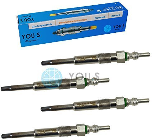 4 Stück YOU.S Original Glühkerzen Länge: 97,0 mm Spannung: 11,0 V - N10579202