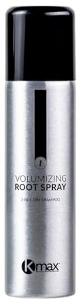 Kmax Root Spray, Volumizing Spray och torrschampo för friskt och voluminöst hår – flaska med 150 ml