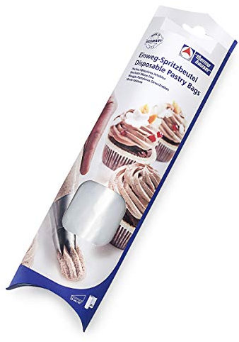 thermohauser Einweg-Spritzbeutel (Kunststoff PE), Maximum Grip, transparent, 26 Stück., 53,0x27,5x0,0075 cm