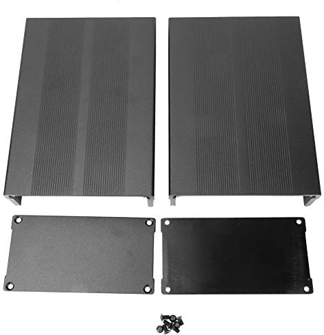 Fafeicy Aluminium Kühlgehäuse, 55x106x150mm, Geteiltes Elektronik-Gehäuse für DIY-Leiterplatten, 1,25-1,5mm Schalendicke