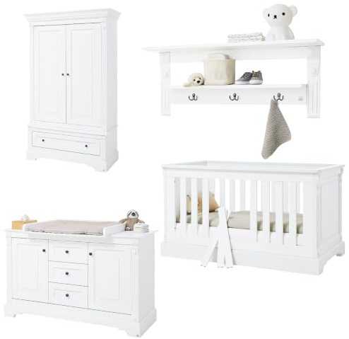 PINOLINO Kinderzimmer 'Emilia' extrabreit, inkl. Wandregal