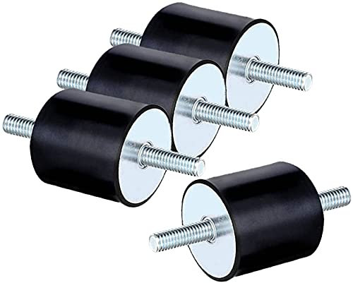 Soportes de goma M8x23 aislador antivibración aislamiento amortiguador montaje de absorción con perno roscado bloque silencioso bobinas de coche y barco