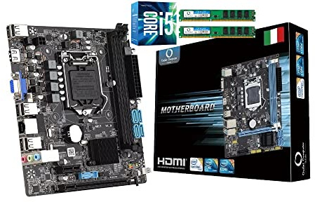 Outlet Computer - Scheda Madre - CPU i5 - RAM 16 GB - HDMI - LGA 1155 - CHIPSET H61 - PC QUAD CORE DESKTOP…