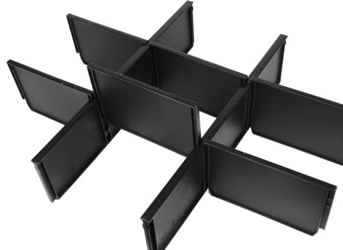 YETTAT 48-22-8473 Packout Dividers For Milwau-kee | Packout 3 Drawer Dividers Tool Box (Black)