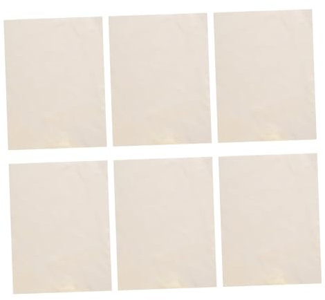 OHPHCALL 6pcs Pre-Cut Chamois Cloth Pottery Tools for Clay Pottery Trimming and Smoothing, Soft Absorbent Suede, 15x20cm, for DIY Ceramic Craft and