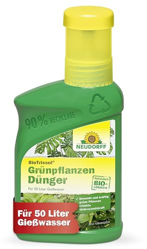 Neudorff BioTrissol Grünpflanzendünger – Bio Flüssigdünger für alle Grünpflanzen und Palmen. Für ein schnelles Wachstum und tiefgrüne Blätter, 250 ml