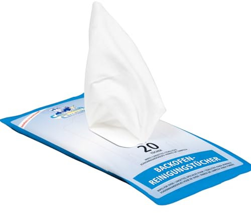3 PAGEN® – Salviette umidificate con profumo di limone per forno o barbecue – pulizia efficace in caso di incrostazioni ostinate – Contenuto: 1 x 20 pezzi