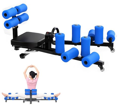 Beinstrecker Edelstahl Split Stretch Maschine - 8-fach verstellbares Gerät für Hamstring, Ballett, Yoga, Tanz, Kampfsport, Gymnastik Training