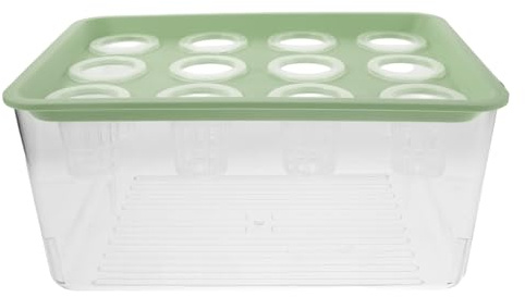 Happyyami Acuario de acuaponía: Jardín de Hierbas con Tapa - Acuario de Escritorio de plástico para Peces Betta y Plantas hidropónicas - Sistema de jardinería Interior para el hogar y la Oficina