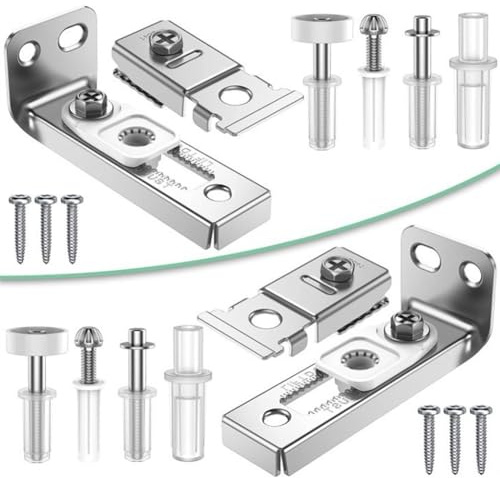 2er-Pack Bifold Door Hardware Repair Kit 2 Set 2-Pack Bifold Suitable for Home and mounting Fasteners Including Bi-Fold Wardrobe Doors