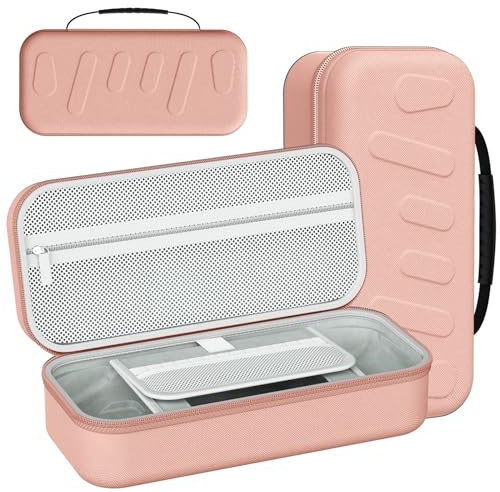 Erchineko Custodia Rigida Adatta per ROG Ally Ally X, Custodia Portatile da Viaggio per Console di Gioco e Accessori, Borsa Protettiva Antiurto in EVA Resistente All'acqua (PINK)