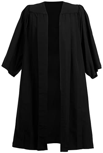Ashington Abiti da laurea a prezzi accessibili, Nero Pieghe Graduazione Outfit