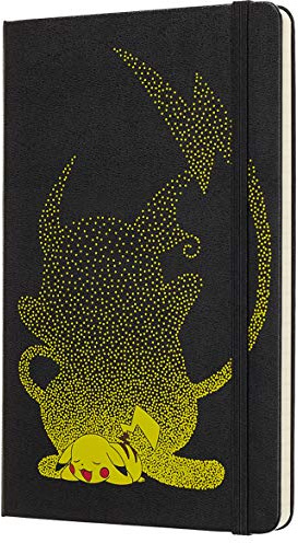 Moleskine Notizbuch - Pokemon, Large, A5, Liniert, Hard Cover, Pikachu