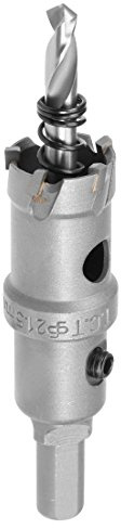 sourcing map Hartmetall Lochschneider, Lochsägen für 5mm Edelstahlblech Metall 21,5mm
