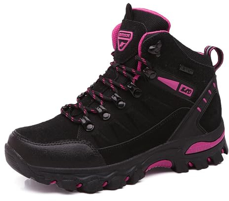 Wowei - Botas de senderismo, impermeables, para exteriores, deportivas, antideslizantes, cómodas, ligeras, de montaña, para trekking, para hombre y mujer, color, talla 37 EU