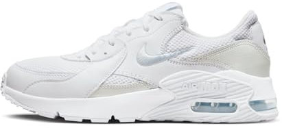 NIKE Air MAX Excee, Sneaker Mujer, White Mtlc Platinum White, 37.5 EU