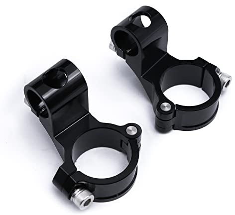 50MM Riser Motorcycle Clip On Handlebar Clamp Mount Kit Handle Bar for Street Triple 765R/RS 2017-2024,Ninja ZX10R 2004-2018, ZX6R 2013-2019,GSXR600 GSXR750 GSXR1000 2004-2019,TL1000S/R