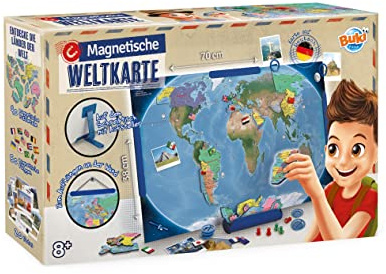 BUKI 7346DE - Magnetische Weltkarte - Deutsche Version