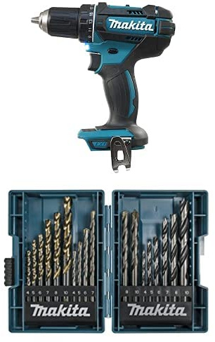 Makita DDF482Z Akku-Bohrschrauber 18V (ohne Akku, ohne Ladegerät) + Bohrer-Set 18tlg