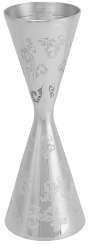 XHTLLO Jigger, Jigger Pratico Resistente All'Usura in Acciaio Inossidabile per Barman, Accessori per Barra a Doppia Testa con Buona Tattilità, per Bar(60/90ml)