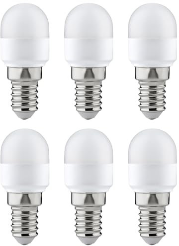 NCC-Licht LED Leuchtmittel Röhre T25 3W = 25W E14 matt 250lm warmweiß 2700K (6 Stück)