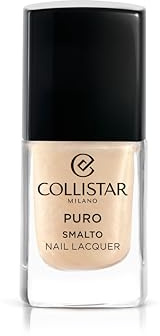 Collistar Puro Smalto Lunga Durata, Smalto per Unghie Effetto Gel, Coprenza Perfetta, Facile Applicazione, Pennello Alta Precisione, Lunga Tenuta, Asciugatura Rapida, n.923 Porcellana Champagne, 10 ml