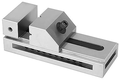 DECAKE Étau de fraisage de Haute précision, précision 0,005, étau de Serrage d'établi, étau de Serrage Plat Industriel, pour fraiseuse, perceuse et Finition de pièces de précision (Taille