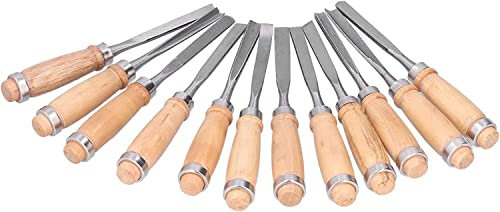OLSKFUH Ciseau À Bois pour Tournage, Ciseau À Découper, Portable pour Tour, Meuleuse pour Bois Dur pour Charpentier,