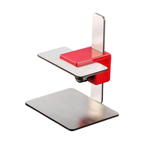 Upgraded Support Arm and Clamp Cabinet Hardware Jig Tool for Installing Face Frame or Frameless Cabinets - Heavy Duty Aluminum Alloy Body - Cabinet Door Mounting Jig