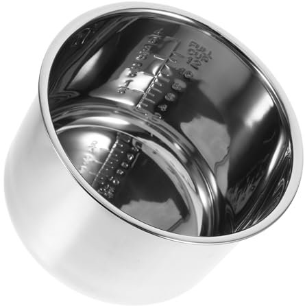 LIGIGWASH Marmite à Riz Acier Inoxydable Revêtement Intérieur Graduation Pot De Cuisson Polyvalent pour Légumes Et Ramen