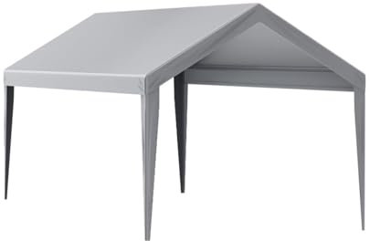 JKELPV Tettoie per Auto Tettoia di Ricambio per carport, tettoia per Garage, Tenda da Tetto, telone Resistente, Impermeabile e con Protezione UV Box Auto da Esterno