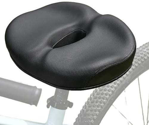 Cuscino da sella per bicicletta – Imbottitura per sella – Comoda alternativa alla sella larga per bicicletta unisex per City Trekking Mountain Bike Ciclismo