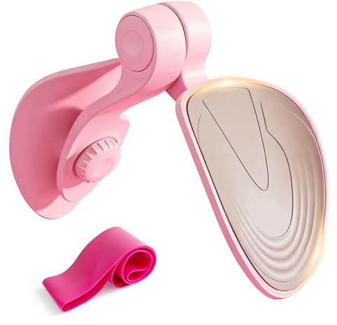 Oberschenkeltrainer 28-38lb Beckenboden Trainer Damen für Frau Beinpresse, Multifunktionaler Arm und Beintrainer Trimmer, Beintrainer mit Widerstandsband, Fitnessband Trainingsgeräte für Zuhause