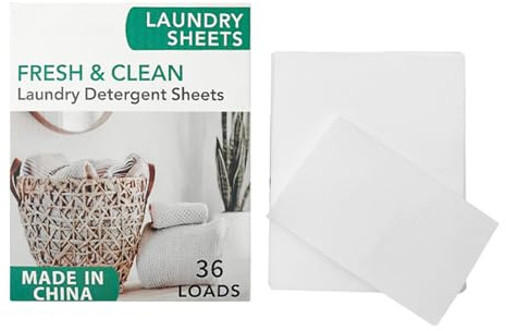 Laundry Detergent Sheets, 70g Concentrated Wash Strips, Eco-Friendly Laundry Soap Sheets, Free Detergent, Home, Dorm, Apartment, High-Efficiency Washers