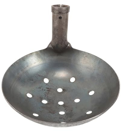 HOMSFOU Pelle à Tamis en Métal Tamis 23 MM, Louche à Tamiser pour Nettoyage de Boues et Entretien des Espaces Verts Agricoles