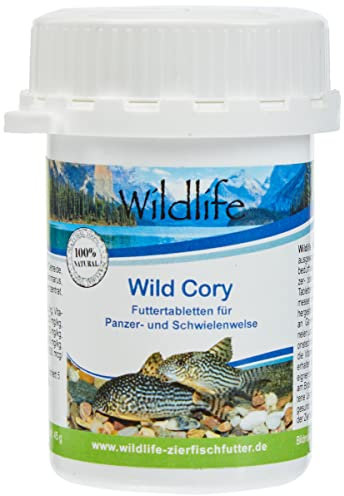 WILDLIFE Wild Cory Natürliche Futtertabletten für Panzer- und Schwielenwelse, 45 g
