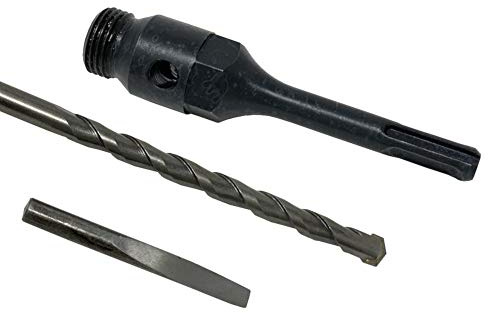 UK MADE Sds Plus Adaptor Arbour 115mm Diamond Core Drilling with Guide & Drift Key