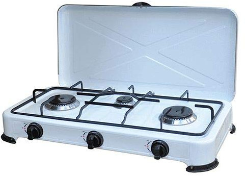 PEBSHOP Cuisinière à gaz GPL 3 feux